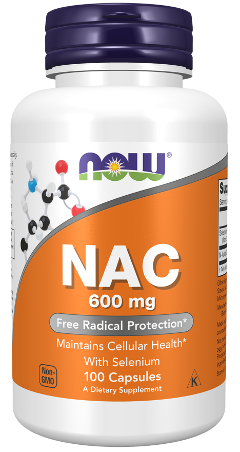 NOW NAC 600 mg Capsules