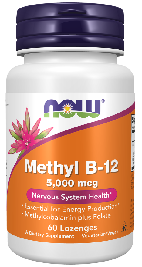 NOW Methyl B-12 5,000mcg Lozenges