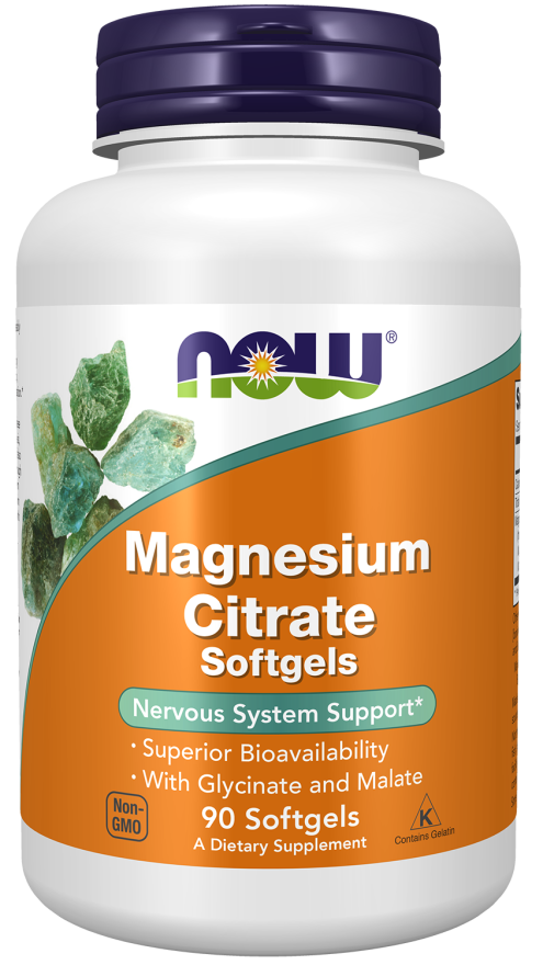 NOW Magnesium Citrate Softgels