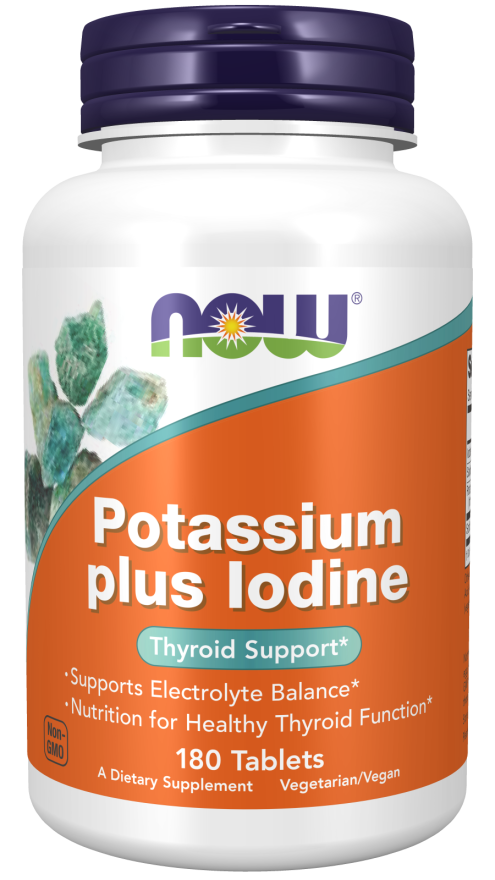 Now Potassium plus Iodine 180 Tablets