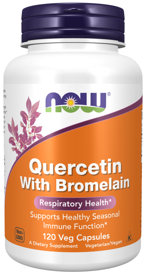 Now Foods Quercetin with Bromelain Veg Capsules