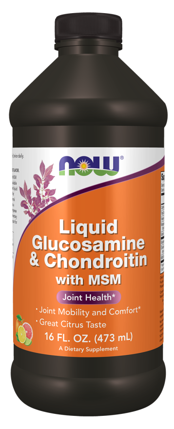 Now Foods Liquid Glucosamine & Chondroitin with MSM