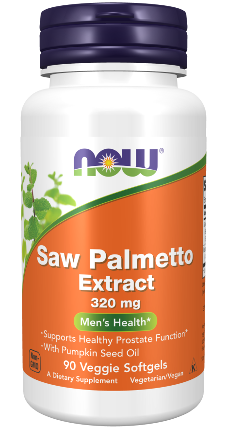 Now Foods Saw Palmetto Extract 320 mg Veggie Softgels