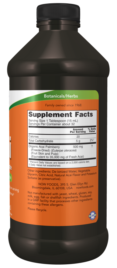 Now Foods Acai Liquid Concentrate