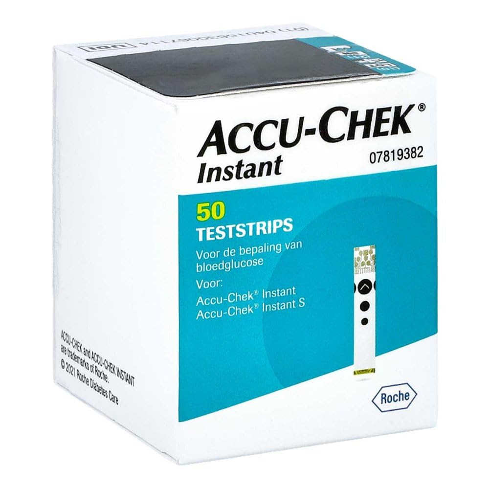 Accu-Chek Instant Glucose Test Strips 50 Count box.