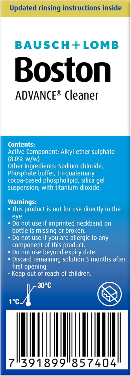 Bausch + Lomb Boston Advance Cleaner – 30 ml (Advance Formula)