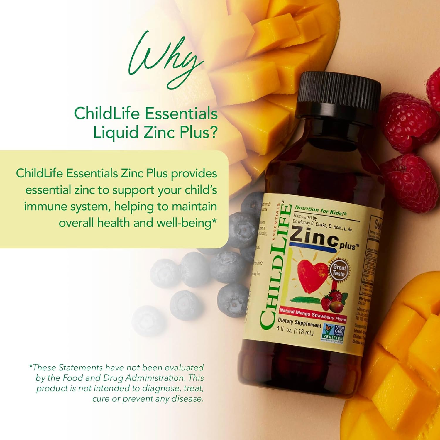 ChildLife Essentials Zinc Plus – 118ml