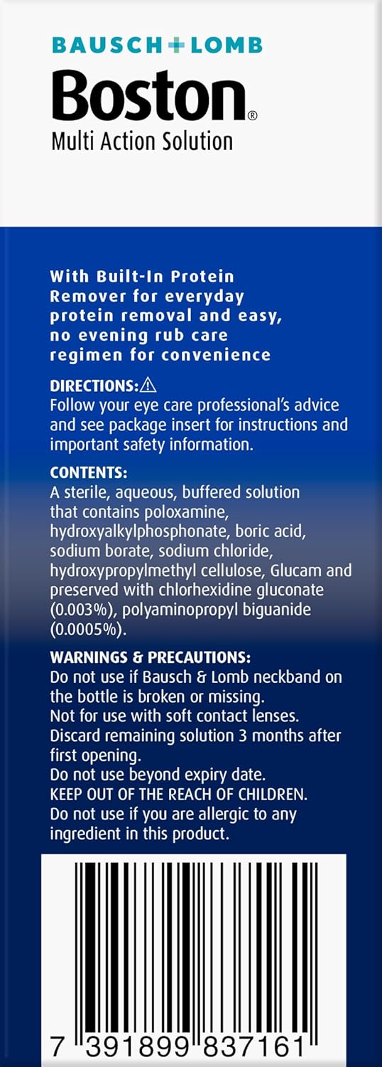 Bausch + Lomb Boston Simplus Multi-Action Solution – 120 ml