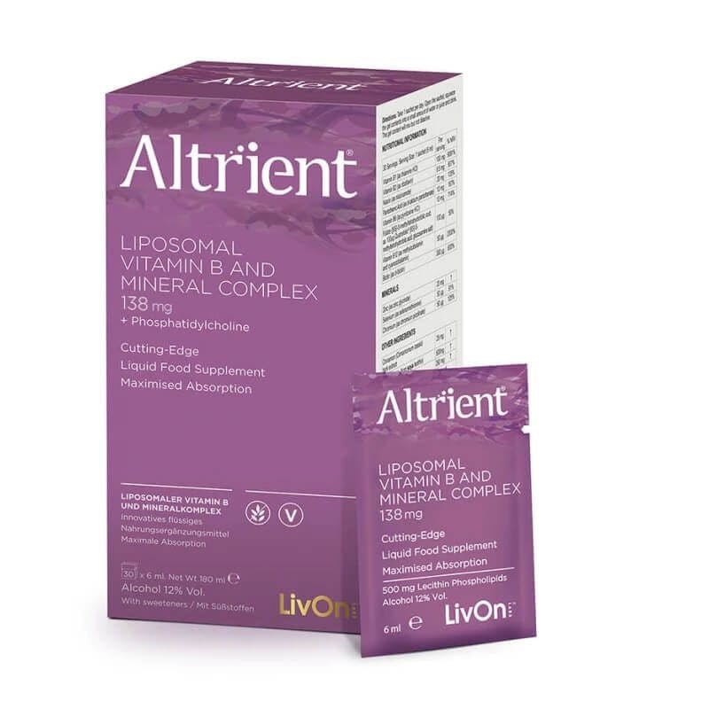 Altrient Liposomal Vitamin B Complex 30 sachets box front view