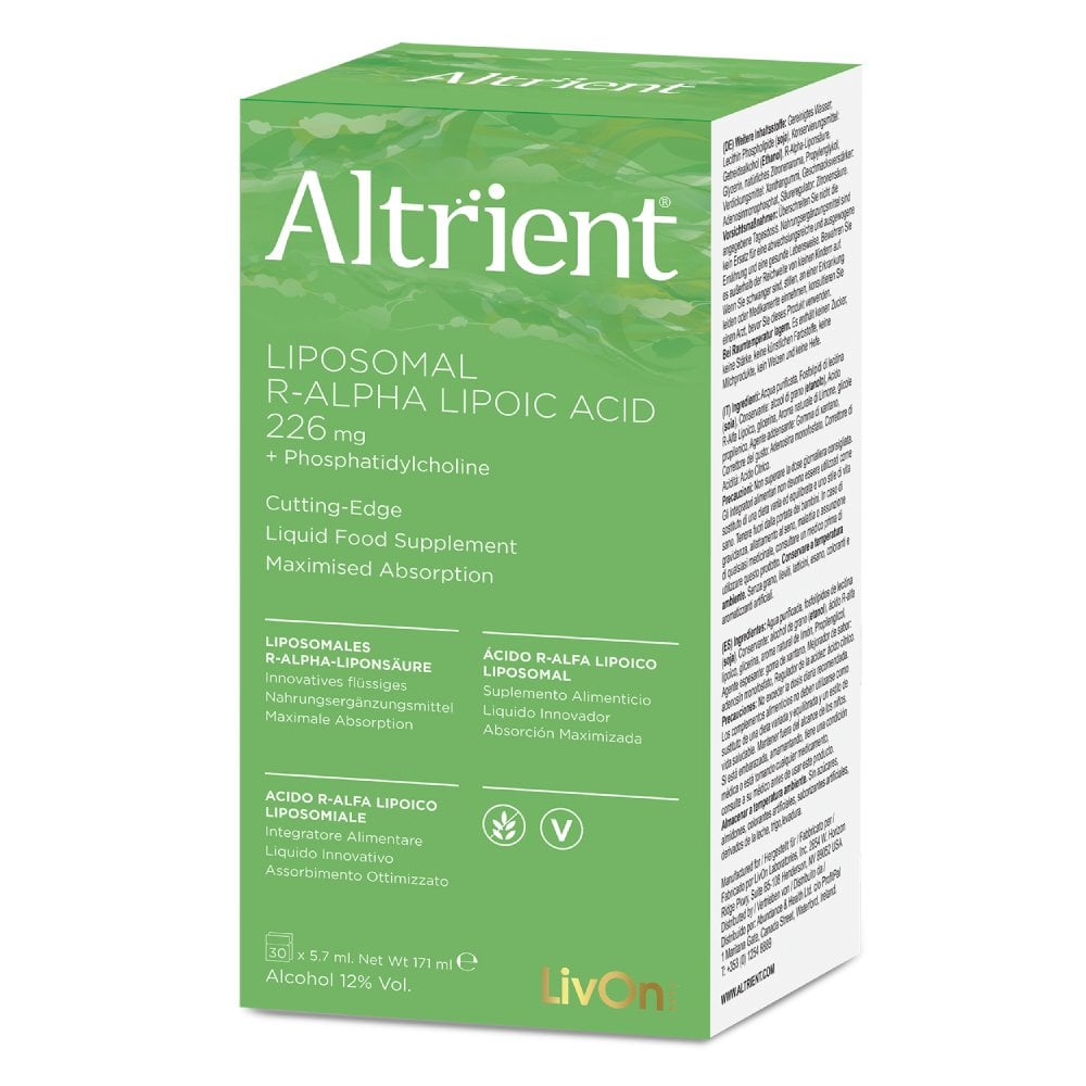 Altrient Liposomal R-Alpha Lipoic Acid 226mg box