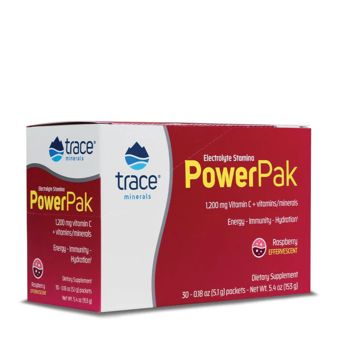 TRACE MINERALS RESEARCH Power Pak Pineapple & Coconut 1,200mg vitamin C + electrolytes + vitamins/minerals
