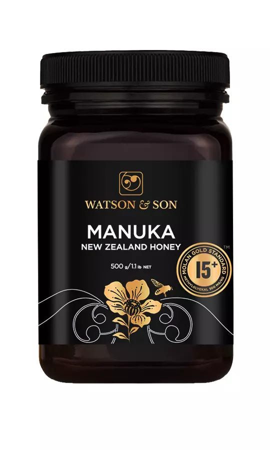 Watson & Son Black Label Manuka Honey MGS15+ (MGO500) 500g