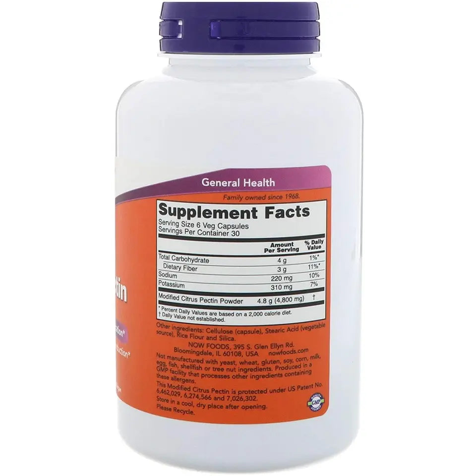 Now Foods Modified Citrus Pectin Veg Capsules