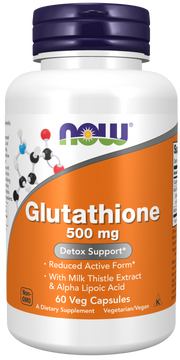 Now Foods Glutathione 500 mg Veg Capsules Detox Support*