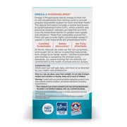 Supplement facts label for Nordic Naturals Omega-3 Phospholipids with Phosphatidylcholine.