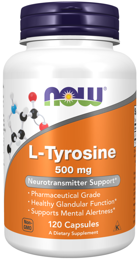 Now Foods L-Tyrosine 500 mg Capsules