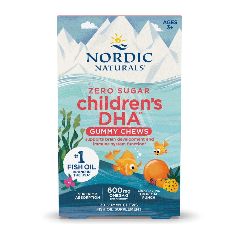 Nordic Naturals Zero Sugar Children’s DHA Gummy Chews
