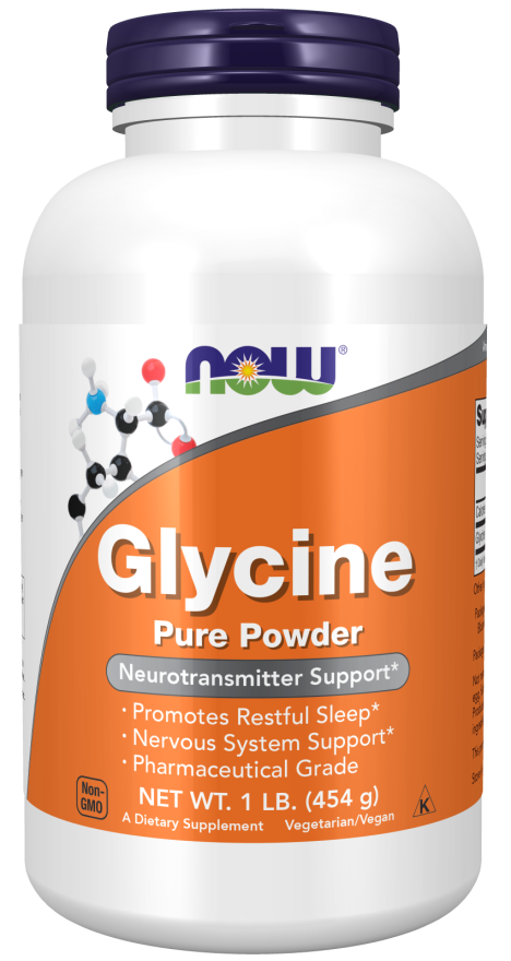 Now Foods Glycine Pure Powder, 454gr