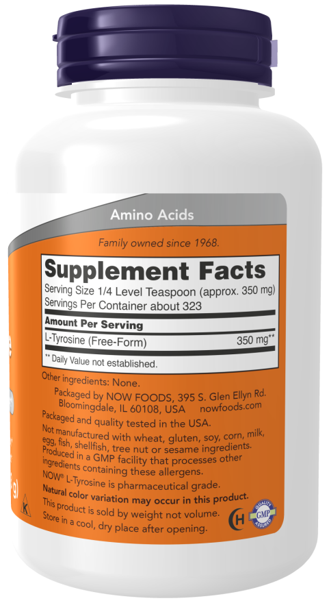 Now Foods L-Tyrosine Powder 