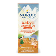 Nordic Naturals Baby's Vitamin D3 liquid supplement  box 22.5ml for infants.