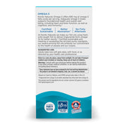 Supplement facts label for Nordic Naturals Omega-3 softgels with EPA and DHA.