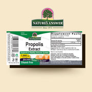 Nature’s Answer Propolis Extract alcohol-free liquid herbal supplement 30ml barcode