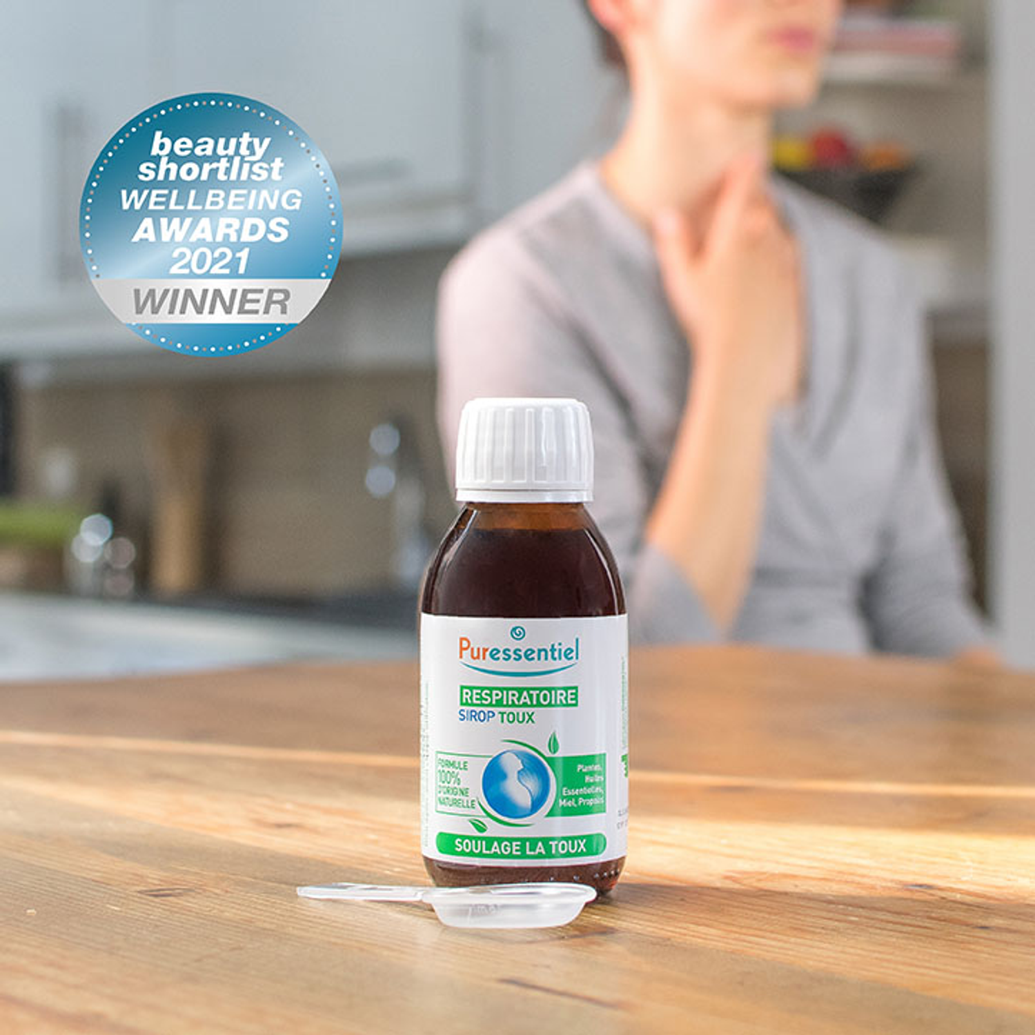 Puressentiel Respiratory Soothing Syrup for Adults & Kids 7+ - 125ml