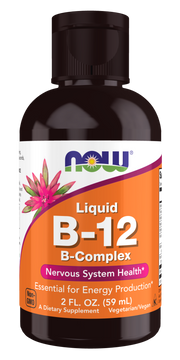 Now Foods  Vitamin B-12 Complex Liquid Nervous System Health*