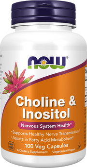 NOW Choline & Inositol Veg Capsules