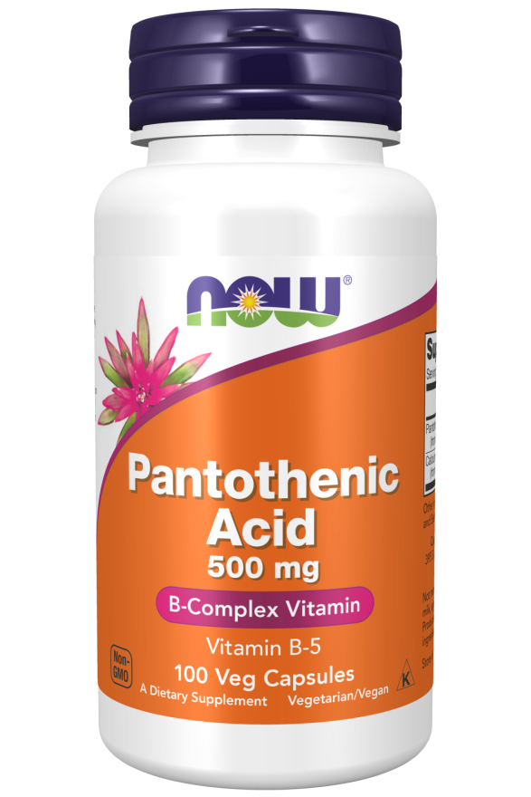 Pantothenic Acid 500 mg Veg Capsules