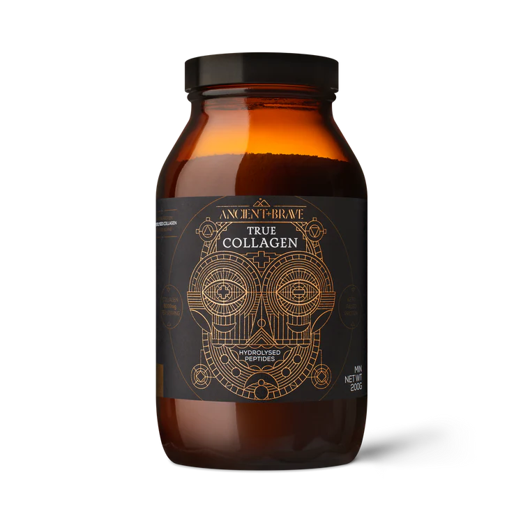 Ancient + Brave True Collagen - Grass-Fed Bovine Collagen Powder, 200g