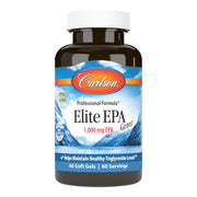Carlson Elite EPA Gems – 1,000 mg EPA, Triglyceride Support, 60 Softgels