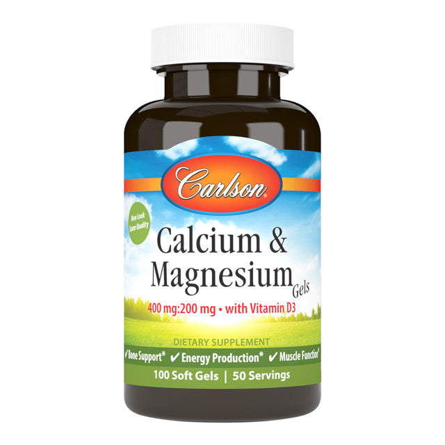 Carlson Labs Calcium & Magnesium Gels