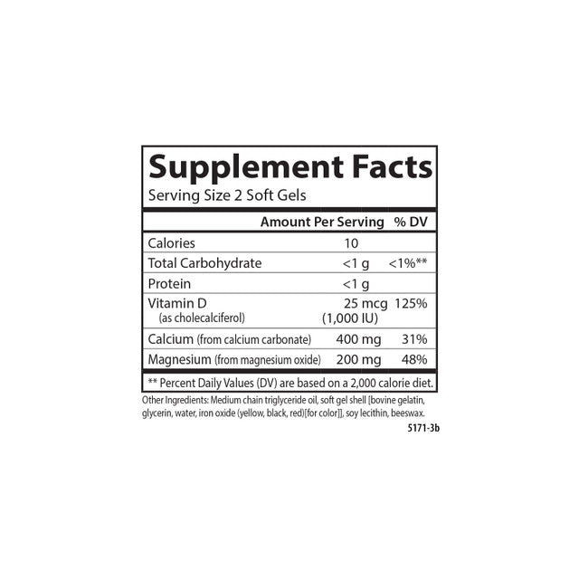 Carlson Labs Calcium & Magnesium Gels