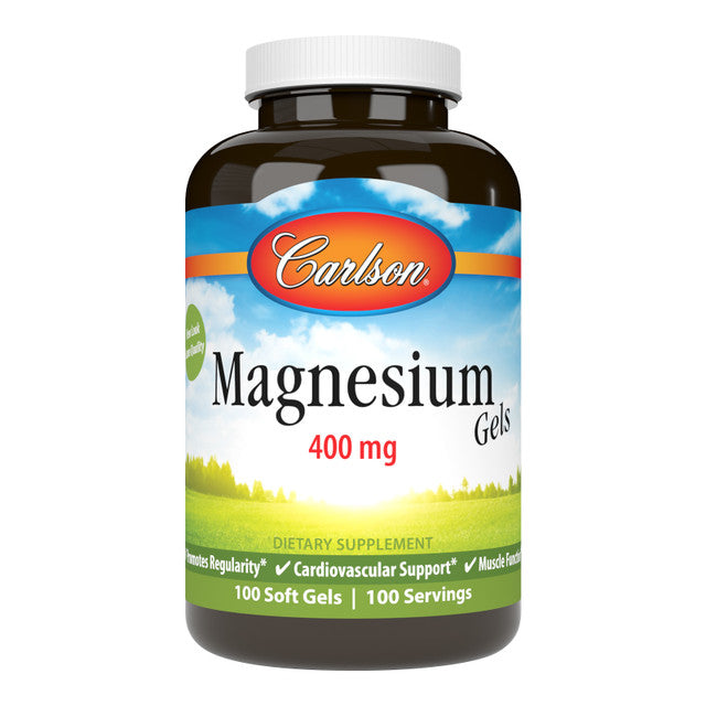 Carlson Labs Magnesium Gels 400mg