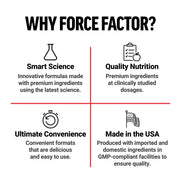 Force Factor Creatine Gummies - 5g Dose, Mixed Fruit, 150 Count
