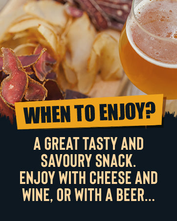 Cruga Original Beef Biltong usage information 300g pack