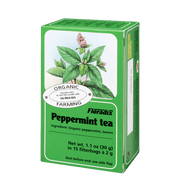 Floradix Organic Peppermint Herbal Tea box, 15.