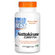 DOCTOR'S BEST Nattokinase  2,000 FUs, 90 - 270 Veggie Caps