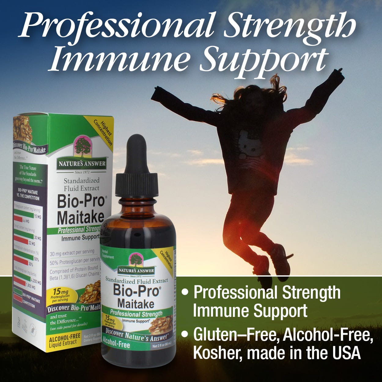 Nature’s Answer Bio-Pro Maitake Mushroom Liquid Extract - 60ml