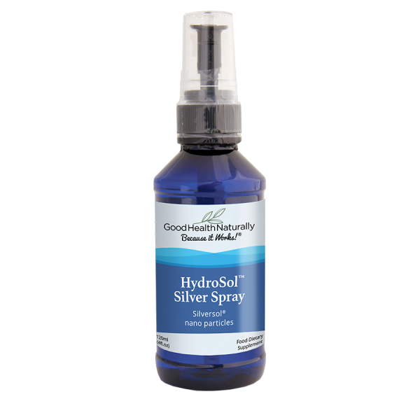 Good Health Naturally Hydrosol™ Silver 120ml Siversol nano particles.