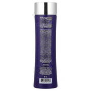 Back of Alterna CAVIAR Shampoo bottle showing ingredients and usage instructions.