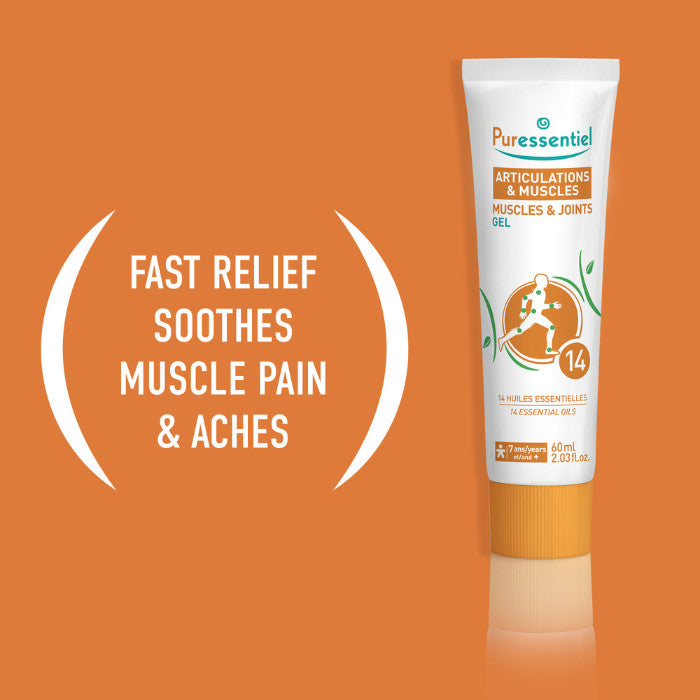 Puressentiel Muscles & Joints Cooling Gel with 14 Essential Oils - 60ml