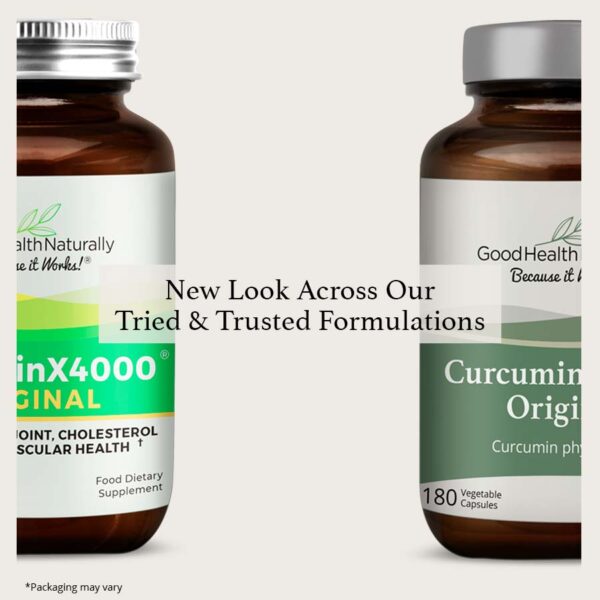 Good Health Naturally Curcumin X4000 Original 180 Veg Capsules