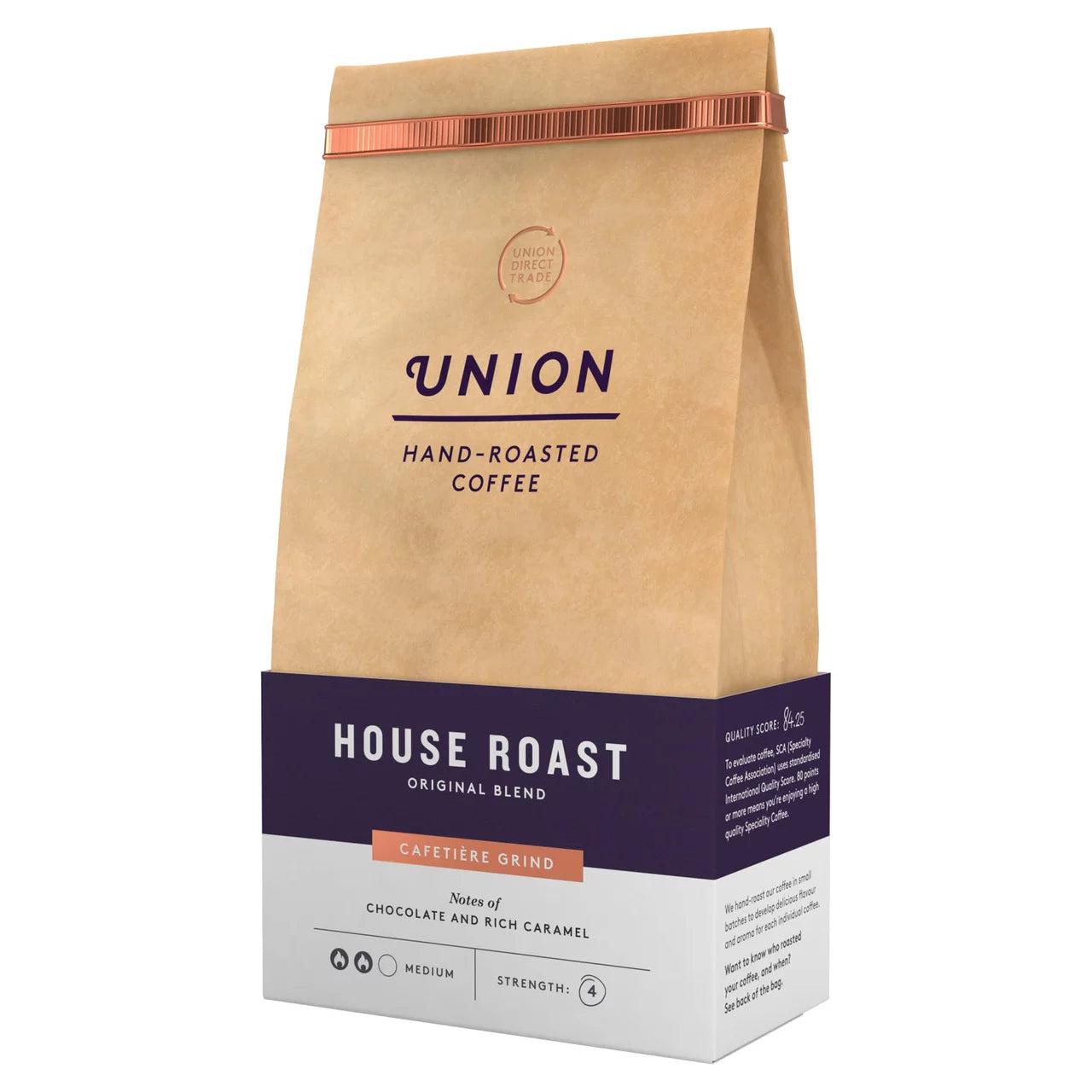 Union House Roast Original Blend Coffee bag, 200g.