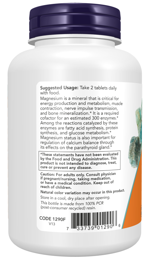 NOW Magnesium Citrate 200 mg Tablets