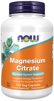 NOW Magnesium Citrate Veg Capsules