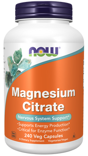 NOW Magnesium Citrate Veg Capsules