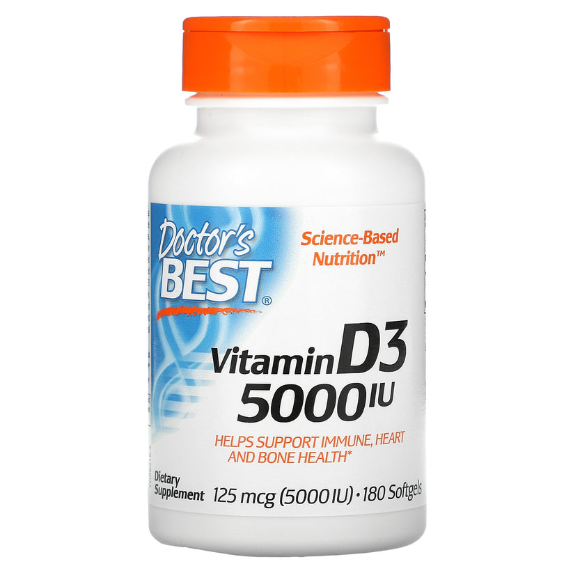 Doctor's Best Vitamin D3, Immune Support and Bone Health