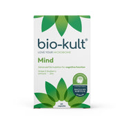 Bio-Kult Mind probiotic supplement box front label 60 capsules on white background